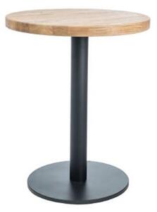 Tavolo rotondo Puro II in rovere - p 80 x h 76 cm