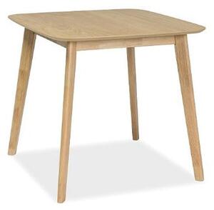 Tavolo quadrato Mosso III in legno naturale - L 80 x l 80 x h 75