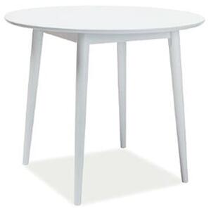 Tavolo rotondo Larson bianco/bianco ø90/h75 cm