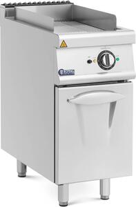Expondo Royal Catering Piastra elettrica - 5,4 kW - rigata - mobile base - 40 x 70 cm - Serie Pro 730 -
