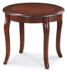 Tavolino da caffè Royal D in noce scuro - h 50 x p 60 cm