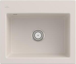 Villeroy & Boch lavello 60 S SUBWAY 600 x 510 mm funzionamento manuale crema