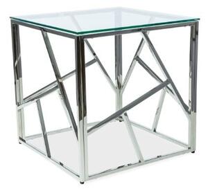 Tavolino da caffè Escada B Silver - L 55 x L 55 x H 55 cm