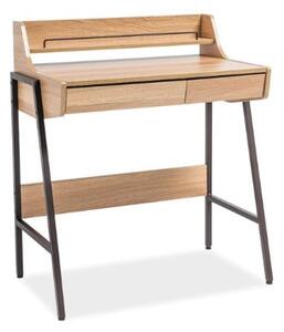 Scrivania B-168 in rovere - L 77 x L 48 x H 89 cm