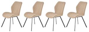 Set di 4 sedie K360 in materiale beige