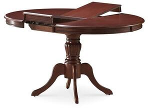 Tavolo allungabile noce scuro Olivia - L 106-141 x l 106 x h 76 cm