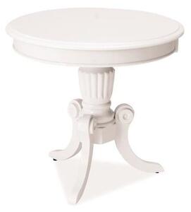 Tavolino da caffè Nevada in bianco - h 55 x p 60 cm