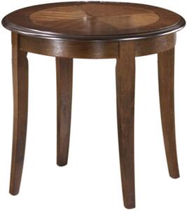 Tavolino da caffè California D in noce scuro - h 55 x p 60 cm