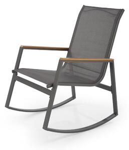Sedia da giardino Zlatan in grigio - H97 cm