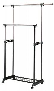 Appendiabiti WU11 in nero - H170 cm