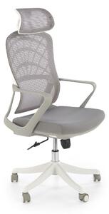 Sedia da ufficio Vesuvio 2 in grigio/bianco - H121 cm