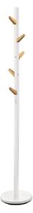 Appendiabiti W66 in legno naturale/bianco