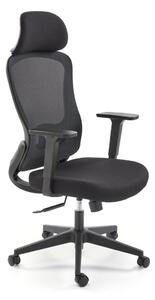 Sedia da ufficio Sonar in nero - H128 cm