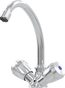 Miscelatore a due maniglie per lavabo STIEBEL ELTRON MAZ, non pressurizzato, per mini scaldacqua istantaneo, installazione sottolavello, 205621