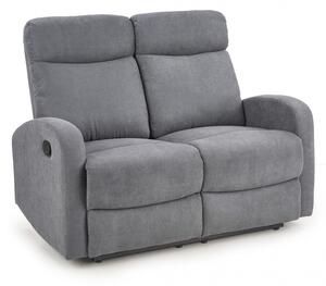Divano reclinabile Oslo 2 in tessuto grigio scuro - H100 cm