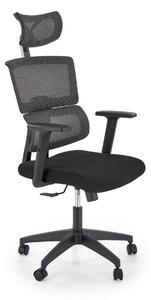 Sedia da ufficio Pablo in grigio/nero - H127 cm