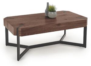 Tavolini da caffè Lavida in noce/nero - L110 cm