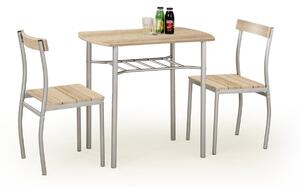 Set tavolo Lance + 2 sedie in rovere