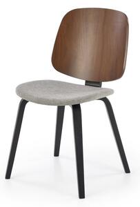 Sedia K563 nuc/grigio/nero H81 cm