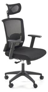 Sedia da ufficio Mason in nero - H130 cm