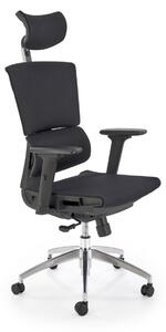 Sedia da ufficio Marcus in nero - H140 cm