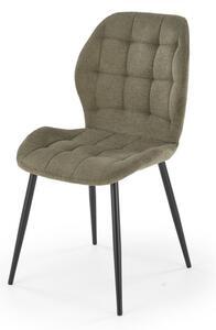Sgabello K548 tessuto oliva H84 cm