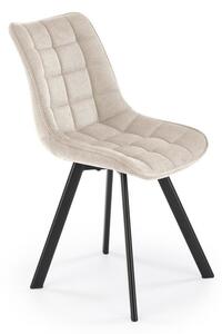 Sedia K549 in tessuto beige