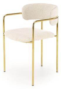 Sedia K537 crema/oro