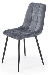 Sedia K547 grigio tessuto grigio H87 cm