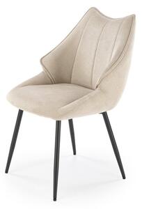 Sedia K543 in tessuto beige