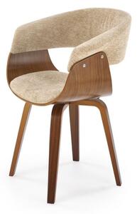 Sedia K545 beige/noce H83 cm