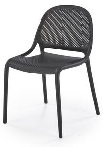 Sedia in plastica K532 in nero
