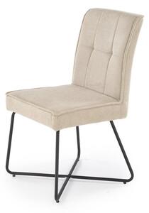 Sedia K534 in tessuto beige