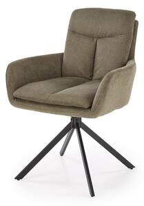 Sedia girevole in tessuto K536 oliva