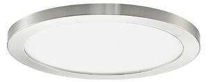 Lampada da soffitto Prios LED Aureka, Ø 33 cm, argento, metallo