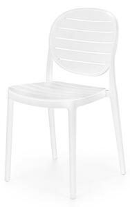 Sedia in plastica K529 in bianco