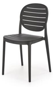 Sedia in plastica K529 in nero