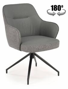 Sedia girevole K527 grigio/grigio
