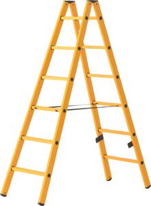 Scala a pioli in vetroresina Hymer con pioli comfort, 2x6 pioli