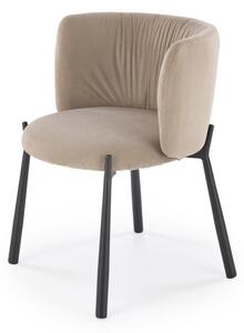 Sedia K531 velluto beige