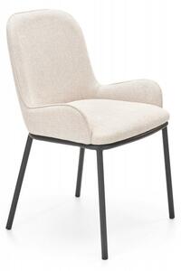 Sedia K481 in tessuto beige