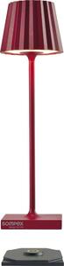 Lampada da tavolo SOMPEX Troll Nano, altezza: 210 mm, rossa