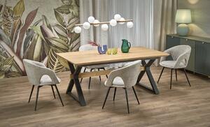 Tavolo allungabile Henry naturale/nero L180-300 cm