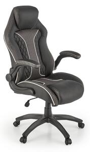 Sedia da ufficio Hamlet in nero/grigio - H124 cm