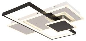 Plafoniera LED, dimmerabile, telecomando, CCT, L 50 cm
