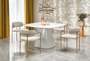 Tavolo Flavio in bianco L120 x L120 x H77