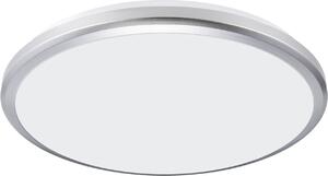 Lampada da esterno LED IP54 D: 36,5 cm in bianco argento rotondo luce bianca neutra 4200 K 3820 lm Plafoniera da esterno