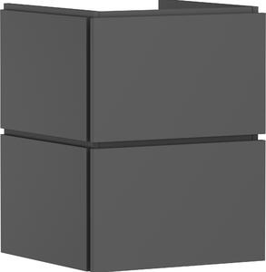 Hansgrohe Xilesa E Meuble sous-lavabo pour lave-mains, 2 tiroirs PushOpen, 480x470x620mm, 54291760, 54291760