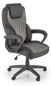 Sedia da ufficio Gandalf in nero/grigio - H120 cm