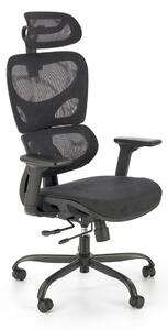 Sedia da ufficio Gotard in nero - H126 cm